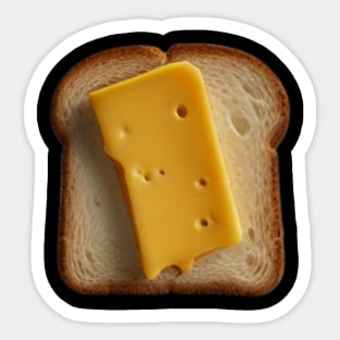 Cheese Yummy Kawaii Since Vintage Toast Bread Sandwich Sticker